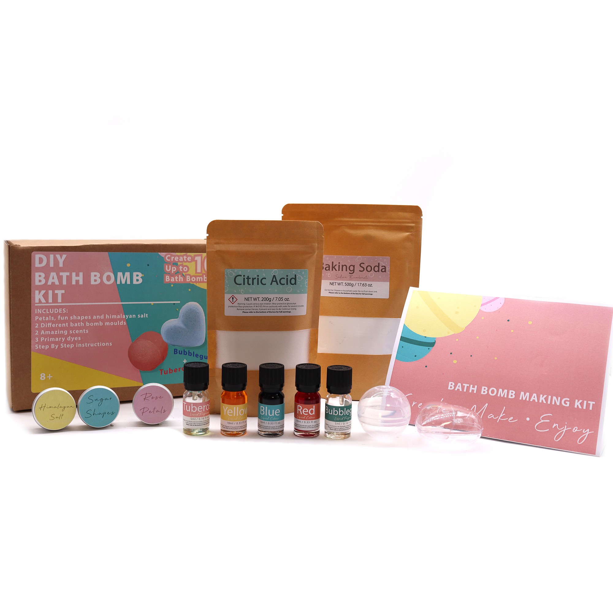 Kopalne kroglice DIY set - Rose & Bubblegum - slika 2