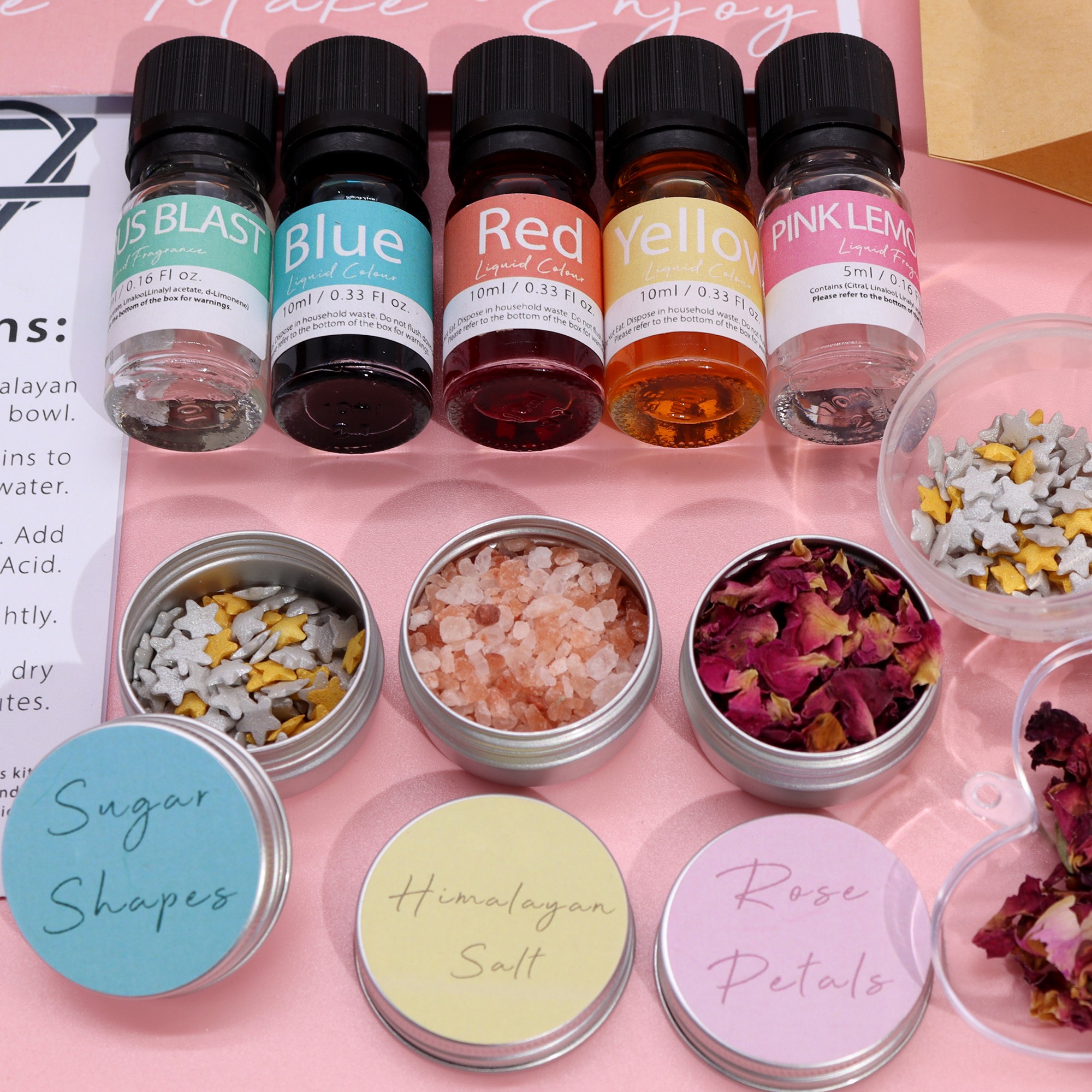 Kopalne kroglice DIY set - Rose & Bubblegum - slika 5