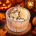 Dišavna sveča Halloween bela mini