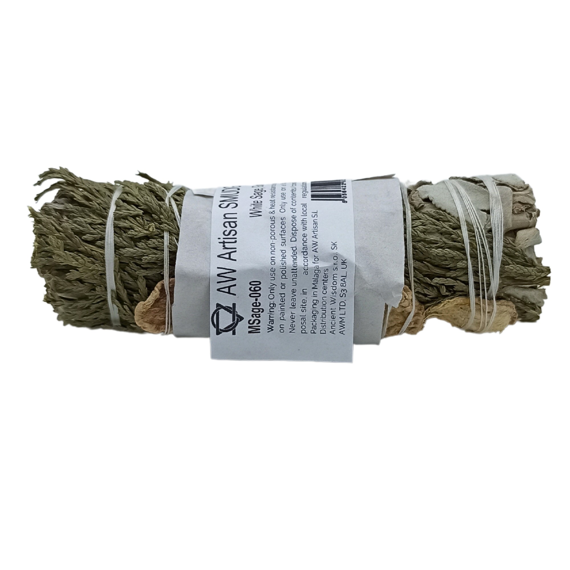 White Sage, Ginger and Cedar mini smudge zavitek - slika 2