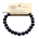 Energijska zapestnica Black Agate